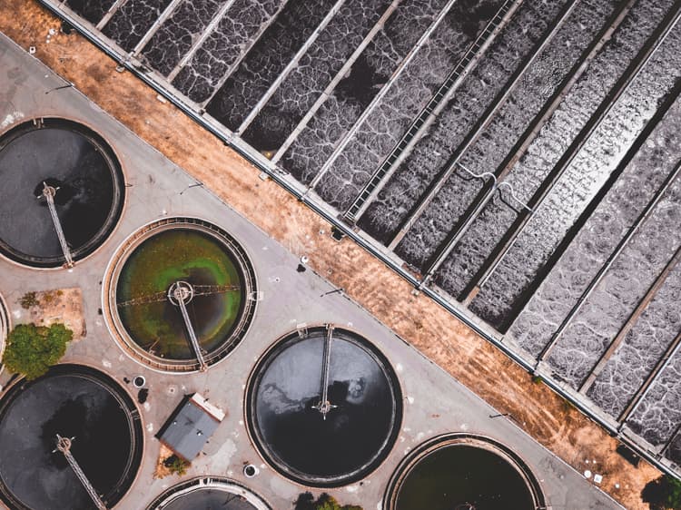 Transform sewage sludge into agricultural fertilizer