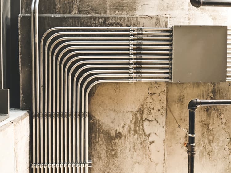 Move from gas to electric low temperature heating systems