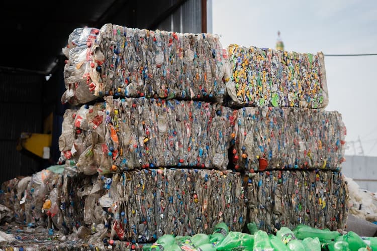 Turn post-consumer plastic waste into recyclable packaging